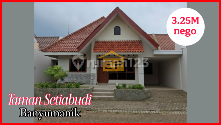 Rumah Cantik Jalan Depan Lebar Di Taman Setiabudi Banyumanik