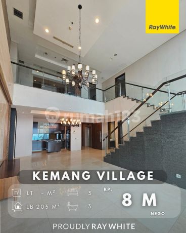 Turun Harga ..unit Di Kemang Villa Tower Ritz, Duplex, Semi Furnished Jakarta Selatan

