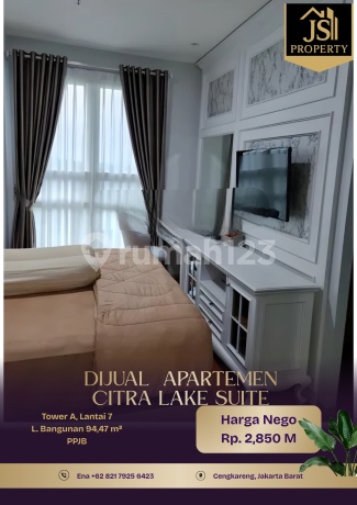 For Sale Apartment Citra Lake Suite 7th Floor Tower A