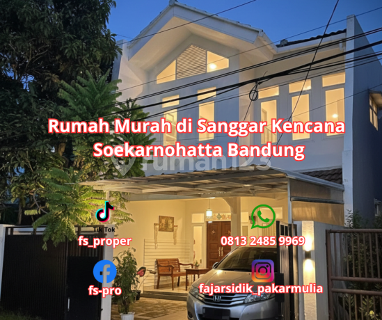 Rumah Mewah Terawat di Komplek Sanggar Kencana Buahbatu Bandung