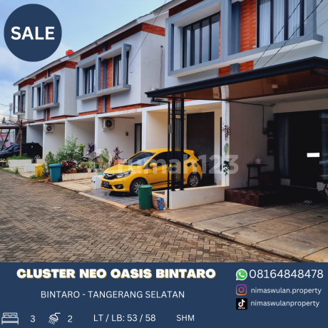 Dijual Cluster Neo Oasis New Building Lokasi Strategis