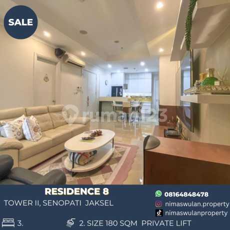 Disewakan Residence 8 Apartment Senopati Jakarta Selatan 3br 