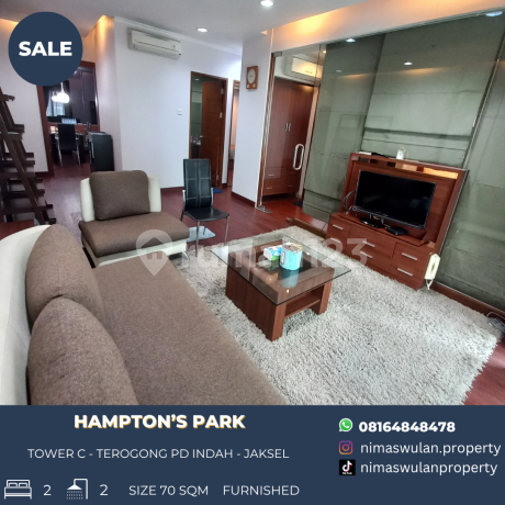 Dijual Apartement Hampton's Park 2 Bedrooms