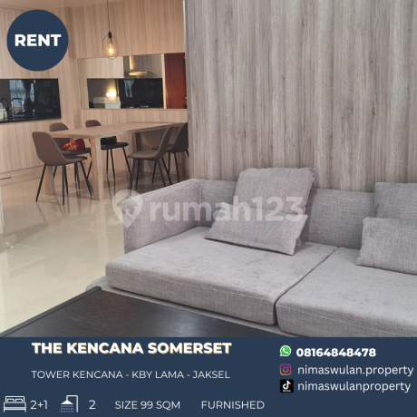 Disewakan Apartment Kencana Somerset Full Furnished