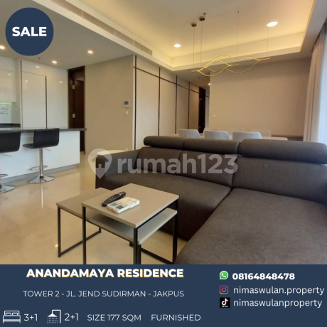 Dijual Apartment Anandamaya Residence Lokasi Pusat Kota Dijual Apartment Anandamaya Residence Lokasi Pusat Kota