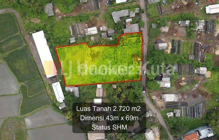 Tanah di Selukat Keramas Murah Cocok Dijadikan Perumahan Cluster Area Nyaman Dekat ke Pantai 