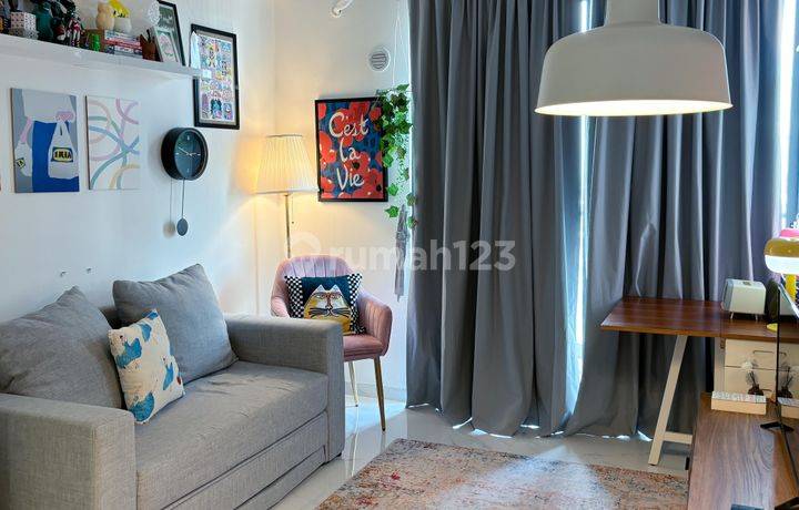 Apartemen Sky House BSD City Tower Jervois 2BR 48m Full Furnished