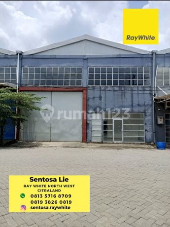 Dijual 288 m2 Gudang Ritz Gate Gedangan Sidoarjo - Zona Industri + Akses Kontainer