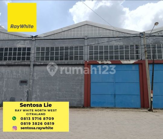 Dijual 144 m2 Gudang Ritz Gate Gedangan Sidoarjo - Akses Kontainer 