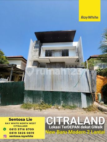 Dijual Rumah Citraland Fullerton Place - Raffles Garden - Newton Hill area  - Split Level Desain Mewah 2,5 Lantai Dekat GWalk, Sekolah Ciputra, SIS