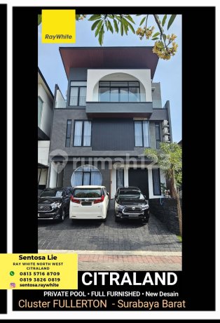 New Private Pool Dijual Rumah Citraland Fullerton Place Surabaya Full Furnished -Gym Room -10 Unit Ac - Ruang Outdoor Bbq -8 Unit Cctv Strategis Dekat Raffles Garden, Newton Hill, Merlion Citraland New Private Pool Dijual Rumah Citraland Fullerton Place Surabaya Full Furnished -Gym Room -10 Unit Ac - Ruang Outdoor Bbq -8 Unit Cctv Strategis Dekat Raffles Garden, Newton Hill, Merlion Citraland