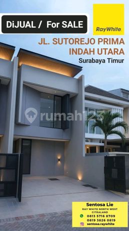 1 Milyaran Dijual Rumah Baru Sutorejo Prima Indah Utara- Mulyorejo - Rumah Baru Modern 2 Lantai Surabaya Timur Dekat Pakuwon City, Kampus Its , Raya Mulyosari 1 Milyaran Dijual Rumah Baru Sutorejo Prima Indah Utara- Mulyorejo - Rumah Baru Modern 2 Lantai Surabaya Timur Dekat Pakuwon City, Kampus Its , Raya Mulyosari
