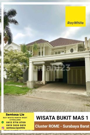 Dijual Rumah Wisata Bukit Mas 1 Cluster Rome Semi Furnish - Halaman Belakang Luas Dekat Sekolah Sgs , Pakuwon Mall Dijual Rumah Wisata Bukit Mas 1 Cluster Rome Semi Furnish - Halaman Belakang Luas Dekat Sekolah Sgs , Pakuwon Mall