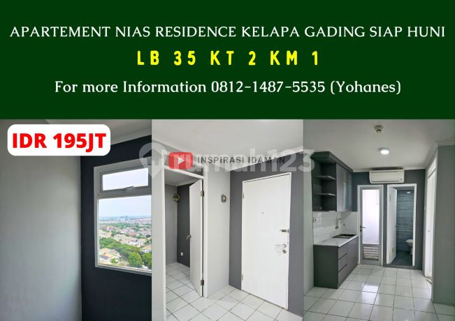 Apartement Nias Residence Kelapa Gading siap huni Apartement Nias Residence Kelapa Gading siap huni