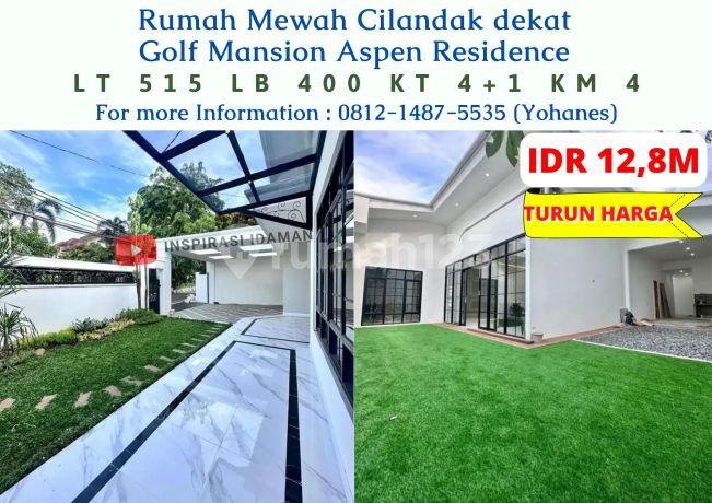 Rumah Mewah Cilandak Luas 515Mtr Dekat Golf Mansion Aspen Residence Rumah Mewah Cilandak Luas 515Mtr Dekat Golf Mansion Aspen Residence