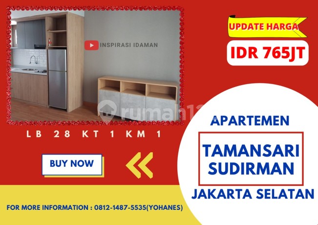 Apartemen Tamansari Sudirman Studio 28mtr Lantai 9 Apartemen Tamansari Sudirman Studio 28mtr Lantai 9