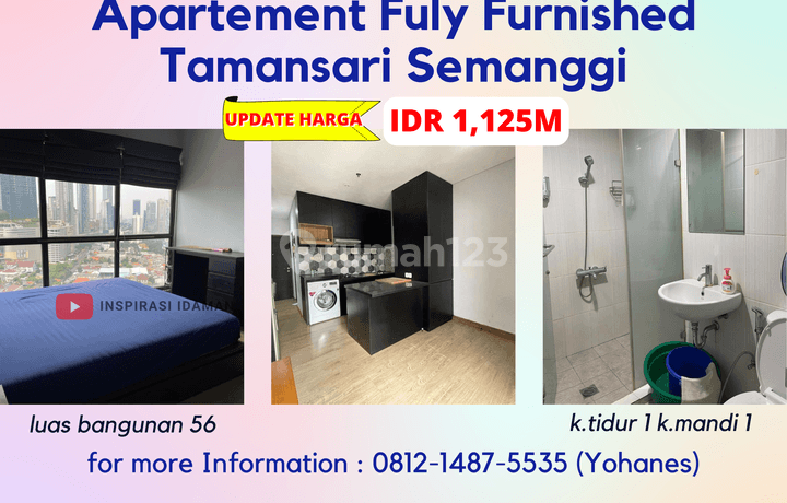 Dijual Apartement Tamansari Semanggi Fuly Furnished