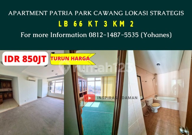 Apartment Patria Park Cawang Lantai 66 Lokasi Srategis Apartment Patria Park Cawang Lantai 66 Lokasi Srategis
