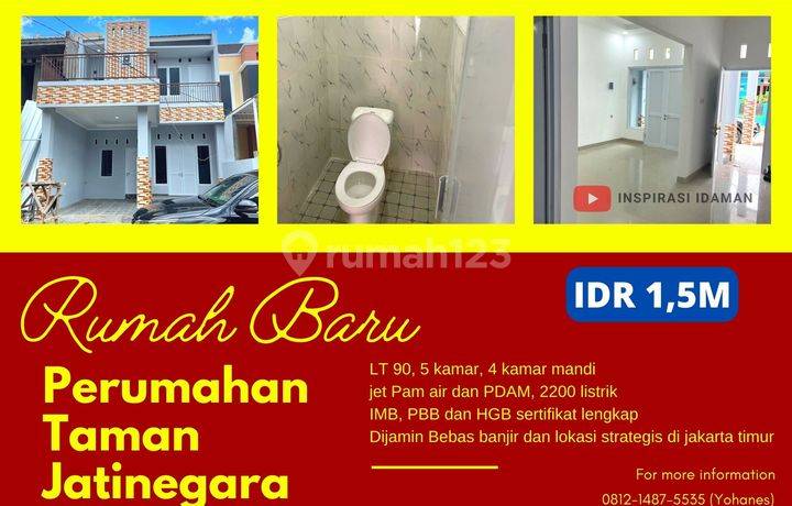 Rumah Baru Perumahan Taman Jatinegara