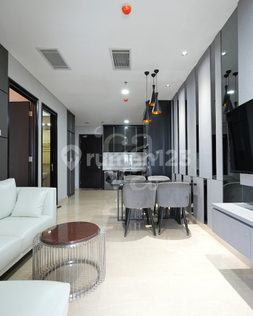 Best Price, Sudirman Suites Apartment, 99 Sqm, 2 Bedrooms, Furnished