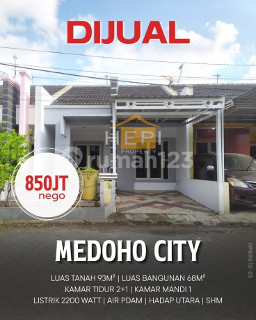 Rumah 1,5 Lt di City Park Medoho Semarang, Cluster Tengah Kota