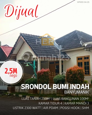 Rumah Hook Di Srondol Bumi Indah Banyumanik Semarang Rumah Hook Di Srondol Bumi Indah Banyumanik Semarang