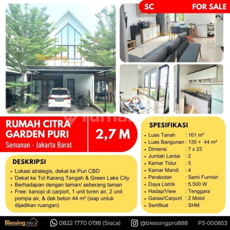 Dijual Rumah Semi Furnished Riviera Metland Puri, Cipondoh, Tangerang Dijual Rumah Semi Furnished Riviera Metland Puri, Cipondoh, Tangerang