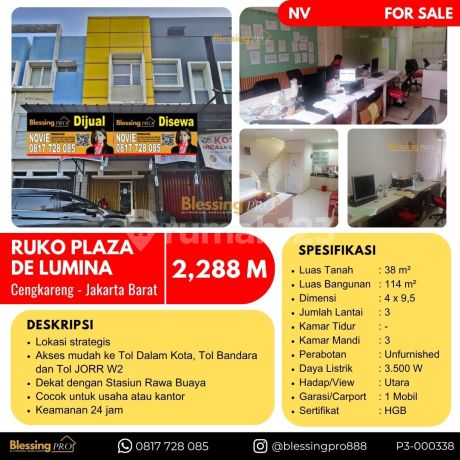 Dijual Cepat Ruko Plaza de Lumina, Taman Semanan Indah JakBar Dijual Cepat Ruko Plaza de Lumina, Taman Semanan Indah JakBar