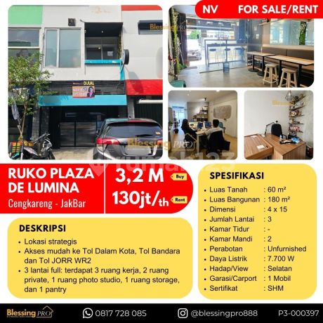 Dijual Cepat Ruko Plaza De Lumina, Semanan, Jakarta Barat Dijual Cepat Ruko Plaza De Lumina, Semanan, Jakarta Barat