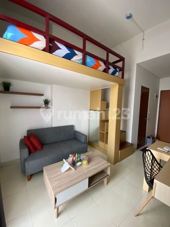 Apartemen Dave Studio Mezzanine Furnish Dekat Ui Dan Exit Tol Kukusan 