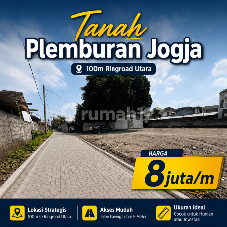 Tanah Pogung Lor 100M Ringroad Utara Jogja