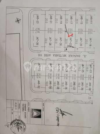 Dijual 200 M2 Tanah Kavling Grand Pakuwon South Victoria J A- 7/ 22 - Surat Shm - Hadap Utara