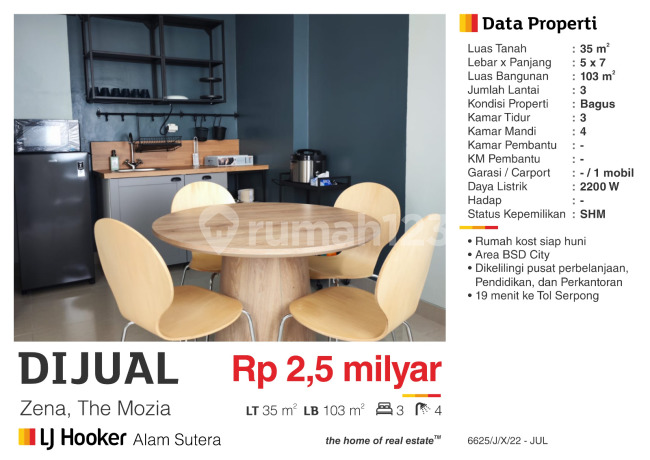 Dijual Ruang Usaha 3 Lantai Bagus di Zena, The Mozia, Bsd City Dijual Ruang Usaha 3 Lantai Bagus di Zena, The Mozia, Bsd City