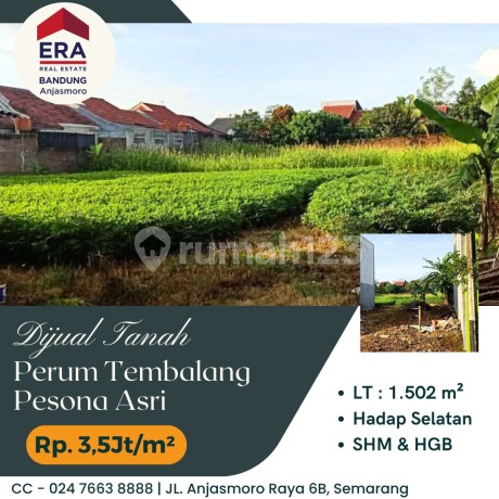 Dijual Tanah Perum Tembalang Pesona Asri 