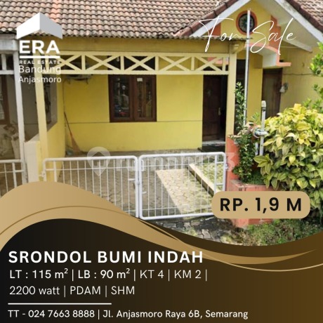 DIJUAL RUMAH SRONDOL BUMI INDAH BANYUMANIK SEMARANG