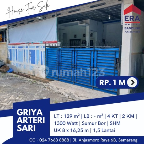 Dijual Rumah 1,5 Lantai Griya Arteri Sari Tlogosari Semarang Dijual Rumah 1,5 Lantai Griya Arteri Sari Tlogosari Semarang