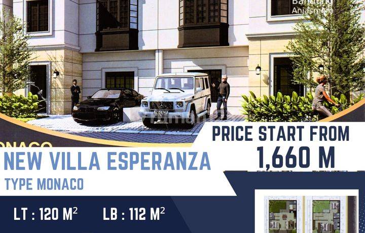 DIJUAL RUMAH BARU NEW VILLA ESPERANZA TYPE MONACO NGALIYAN