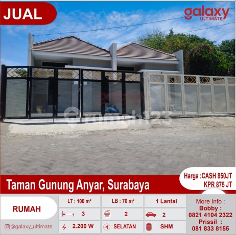 Rumah Cantik 1 Lantai di Taman Gunung Anyar Surabaya Rumah Cantik 1 Lantai di Taman Gunung Anyar Surabaya
