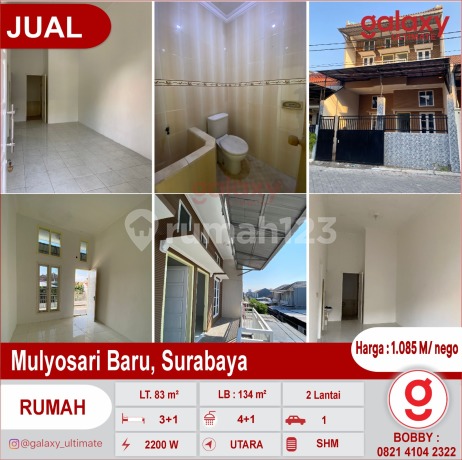 2-Story House in Mulyosari Baru Area, Surabaya