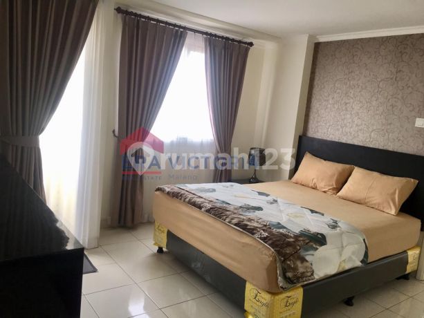 Apartment Unit for Rent at Malang City Point (MCP) 10th Floor With 2 Bedrooms Fully Furnished. Strategic Location Next to Cyber Mall and Unmer Campus. Spacious and Roomy Living Area.