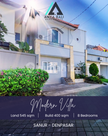 Modern Villa Furnished Dengan 8 Kamar Tidur Dalam Kawasan Perumahan Elite Di Sanur Denpasar Bali. Modern Villa Furnished Dengan 8 Kamar Tidur Dalam Kawasan Perumahan Elite Di Sanur Denpasar Bali.
