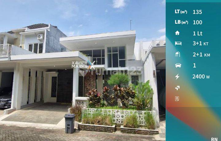 Rumah Mewah Full Furnished Daerah Ijen Nirwana Malang