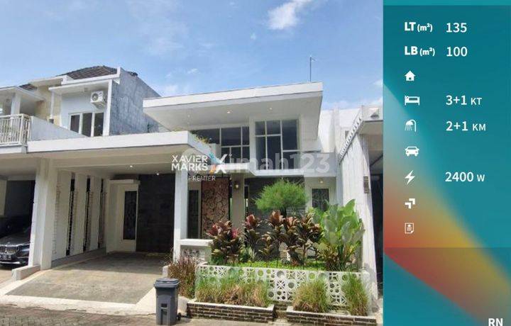 Rumah Mewah Full Furnished daerah Ijen Nirwana Malang