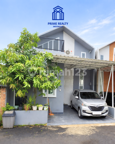 For Sale 2-Story Hook House Ready to Occupy in Exclusive Townhouse Cluster of 16 Houses at Benda Baru, Pamulang - South Tangerang