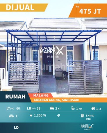 Dijual Rumah Minimalis Siap Huni Di Grianan Agung, Singosari- Mlg