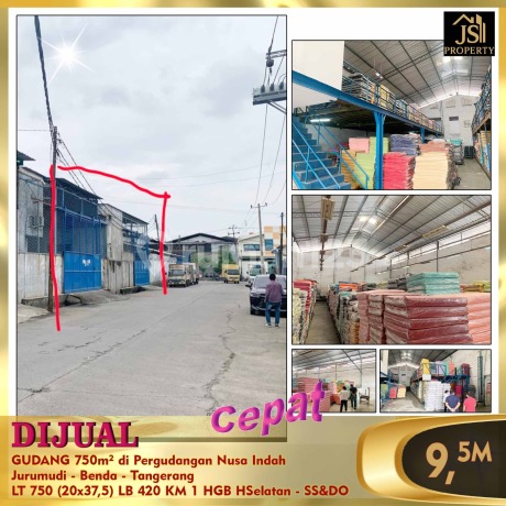 Cepat Gudang Lokasi Strategis Jurumudi Benda Tangerang