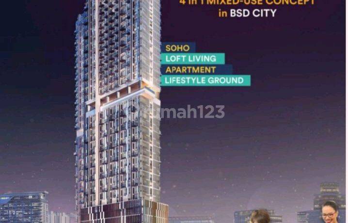 Dijual Apartemen Upper West Dekat Aeon Mall Bsd City Tangerang
