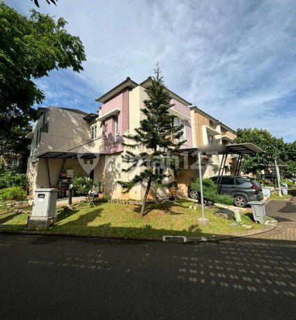 For Sale Corner House Hoek Scientia Cluster Tesla Gading Serpong Furnished.