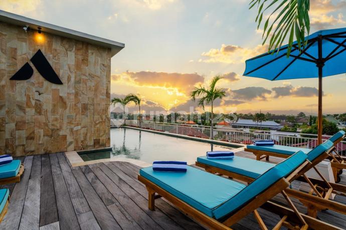 2 Bedroom Apartment With Rooftop Pool And Ocean View In Seminyak 2 Bedroom Apartment With Rooftop Pool And Ocean View In Seminyak