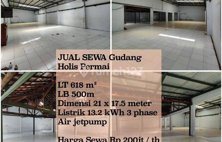 JUAL SEWA GUDANG HOLIS PERMAI